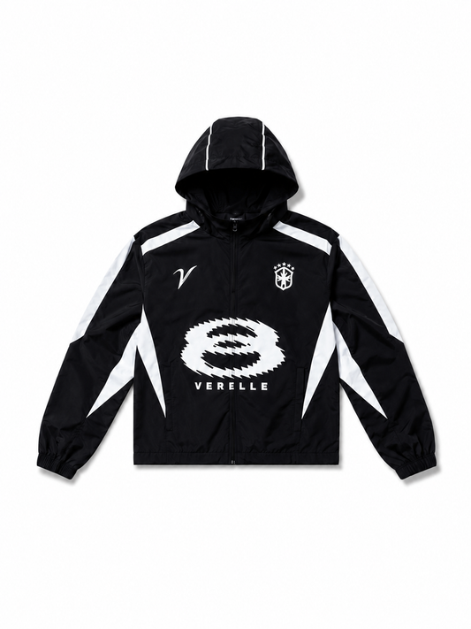 V TRACKSUIT JACKET IN BLACK